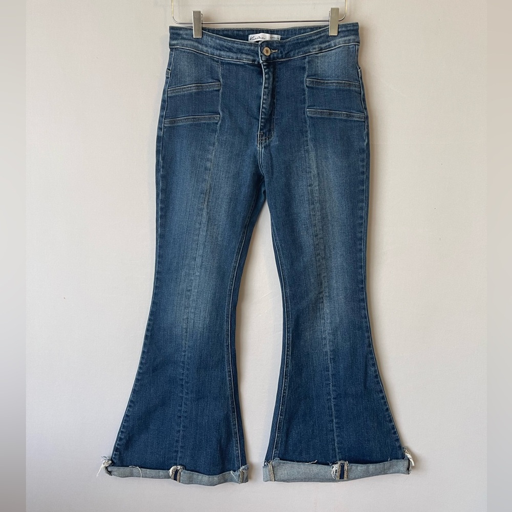 Kancan Jeans Estilo Flare Bell Bottom Blue‎ 30